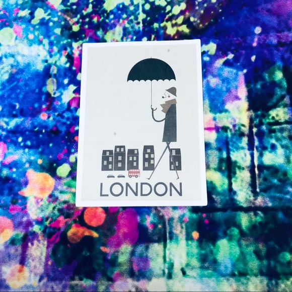London Fashion Mini Poster Stickers Decor - Picture 4 of 5